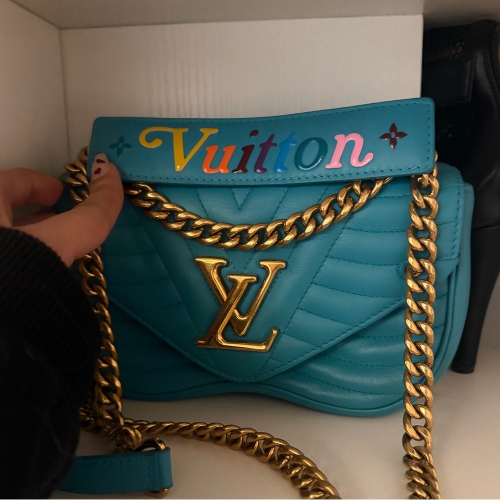 Louis Vuitton Teal Quilted Crossbody Bag